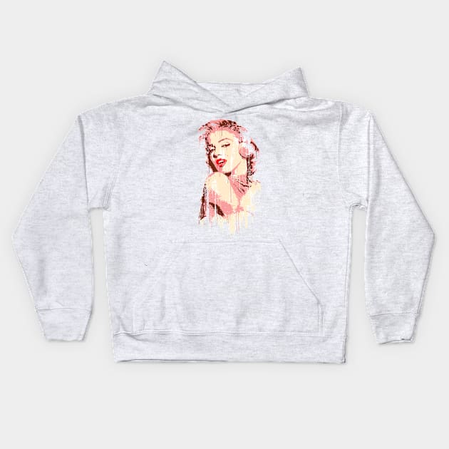 MARILYN MONROE Kids Hoodie by trev4000